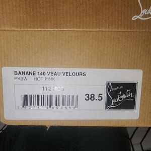 Authentic Christian Louboutin size 38.5